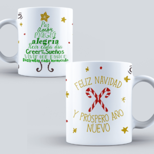 Taza - Navidad con frase